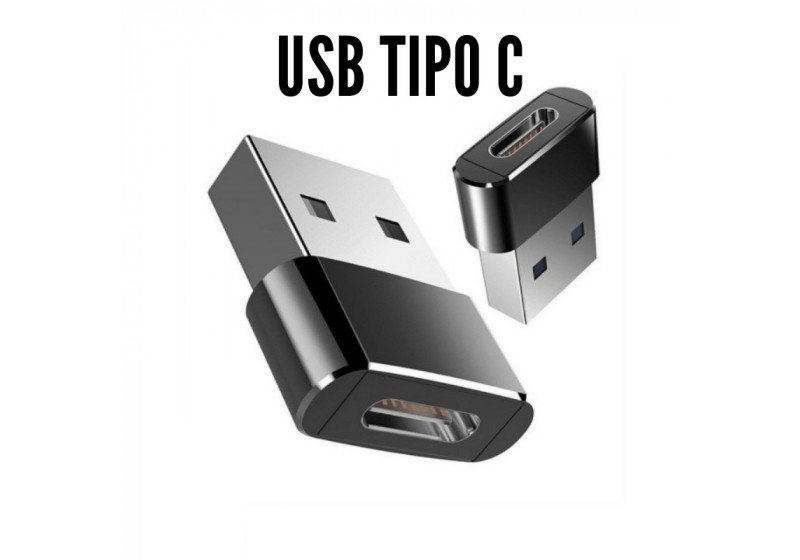 Adaptador Conector Tipo C Para USB - Conversor USB - C