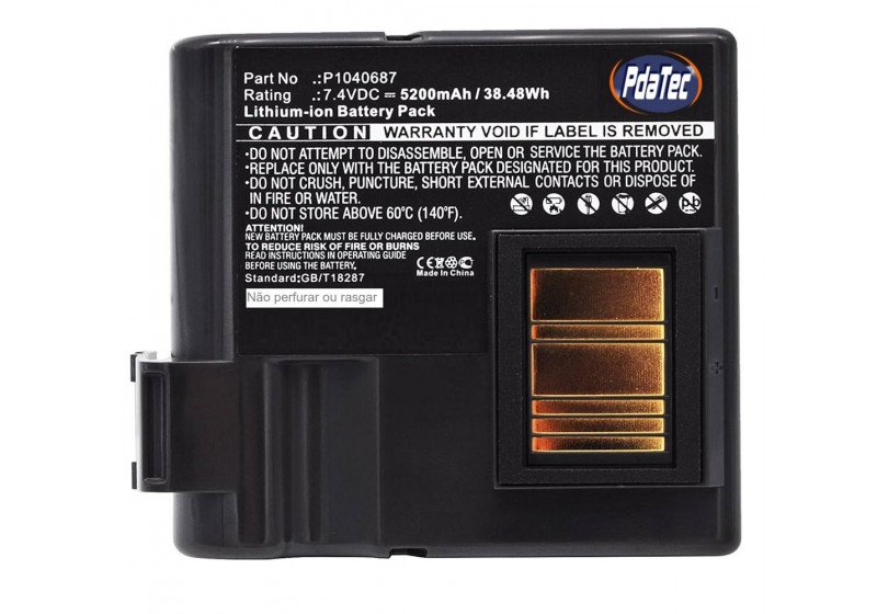 Bateria Estendida 5200mAh Lition 7.4v QLN420 E QLN420 Plus ZQ630