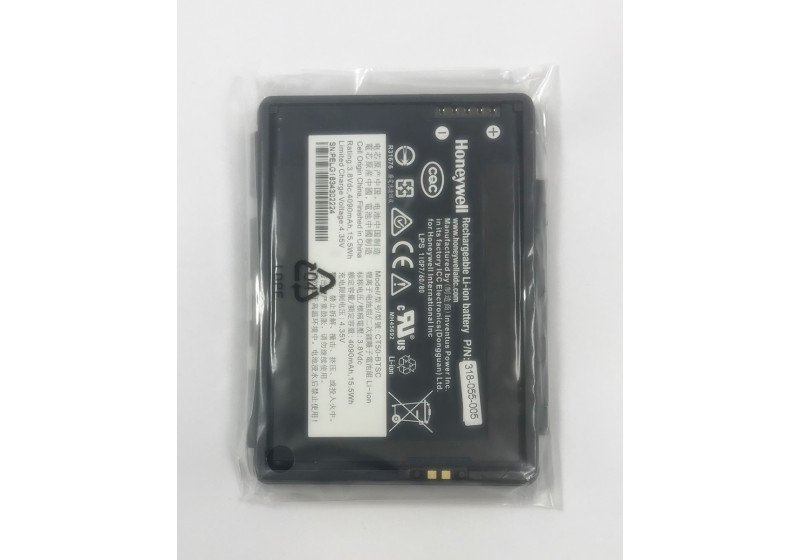 BATERIA HONEYWELL COLETOR DOLPHIN CT50 PN 318-055-001