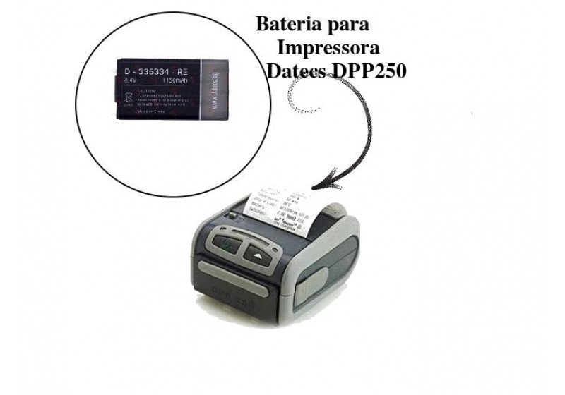 BATERIA ORIGINAL IMPRESSORA DATECS DPP-250