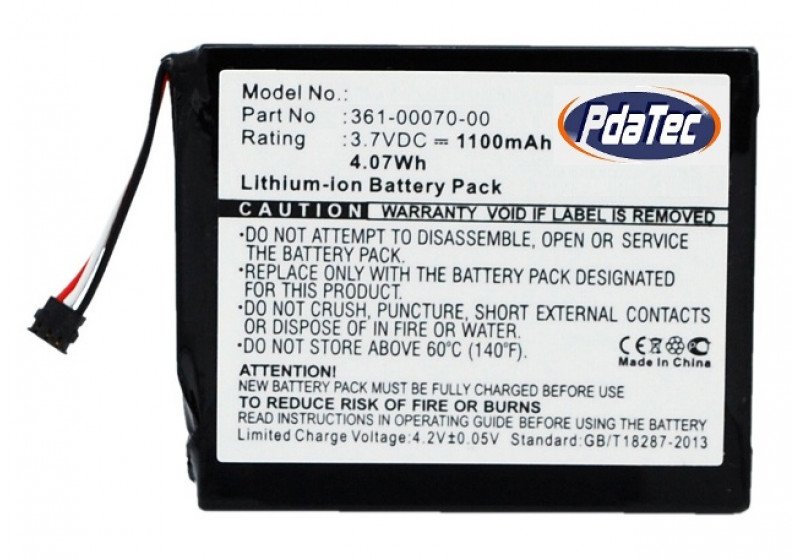 Bateria par GPS Garmin NUVI 3597 3598 - 3,7V 1100mAh