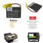 Bateria para GPS Garmin Foretrex 401 405 405cx 3,7V 290mAh