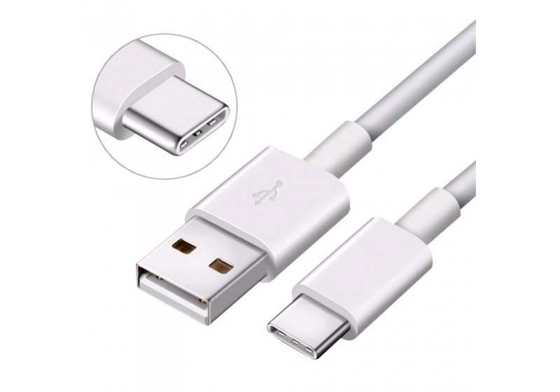 CABO DADOS USB C TYPE C 1MT BRANCO