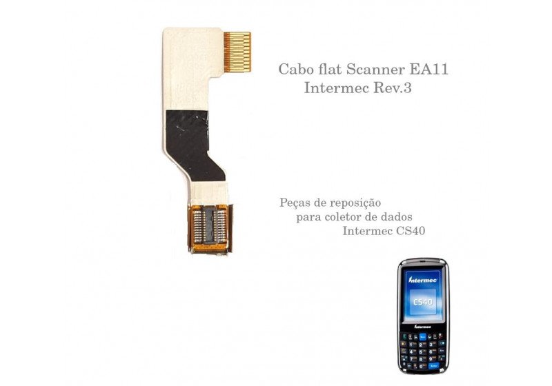 Cabo Flat do Scanner EA11 REV.3 Intermec para Coletor CS40