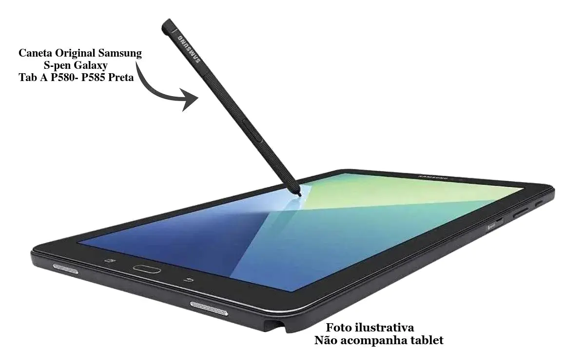 Caneta S Pen Stylus para Galaxy Tab A P580 P585 - Branca