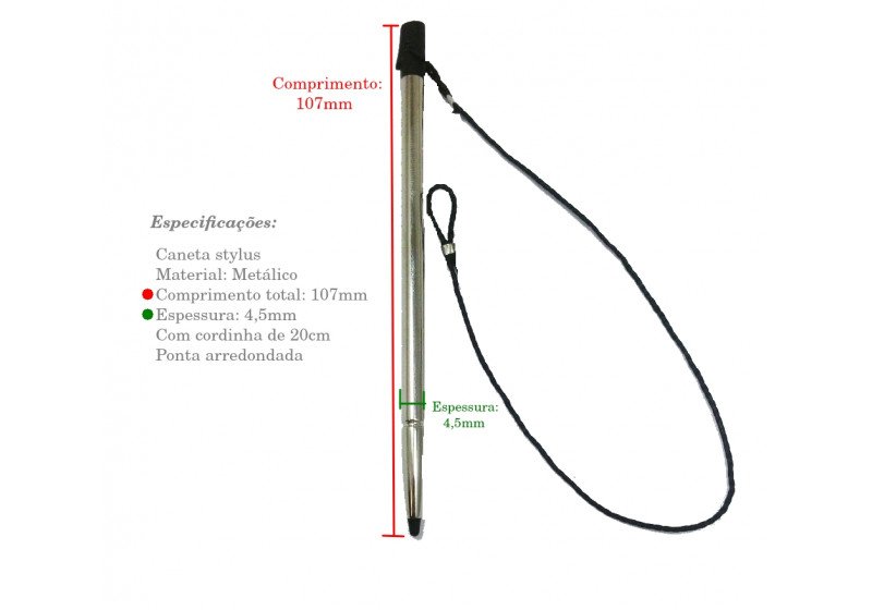 Caneta Stylus Compativel para Estação Total Geodetic GT2i-10H