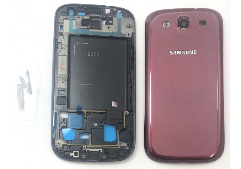 Carcaca Samsung Galaxy Siii Gt-i9300 Vermelho