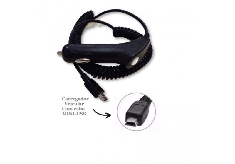 Carregador Veicular Mini Usb Para Gps