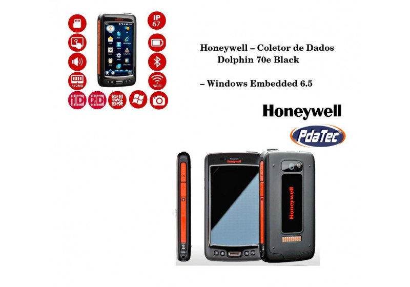 Coletor de Dados Honeywell Dolphin 70E - Windows Mobile 6.5