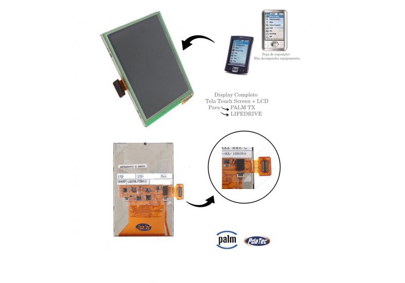 Display Completo Para Palm Tungsten Tx E Lifedrive Original