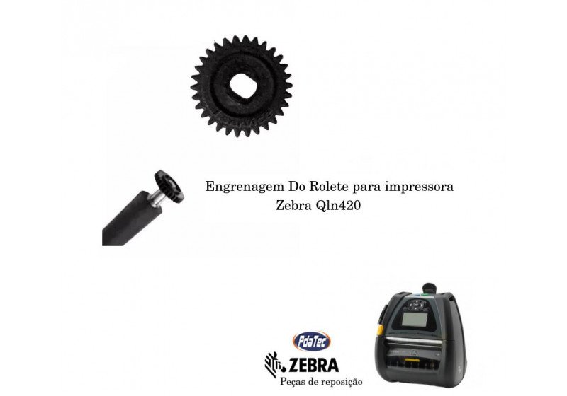 Engrenagem Do Rolete para impressora Zebra Qln420