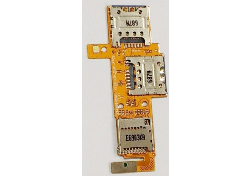 Flat Conector Sim Card LG K4 K130f