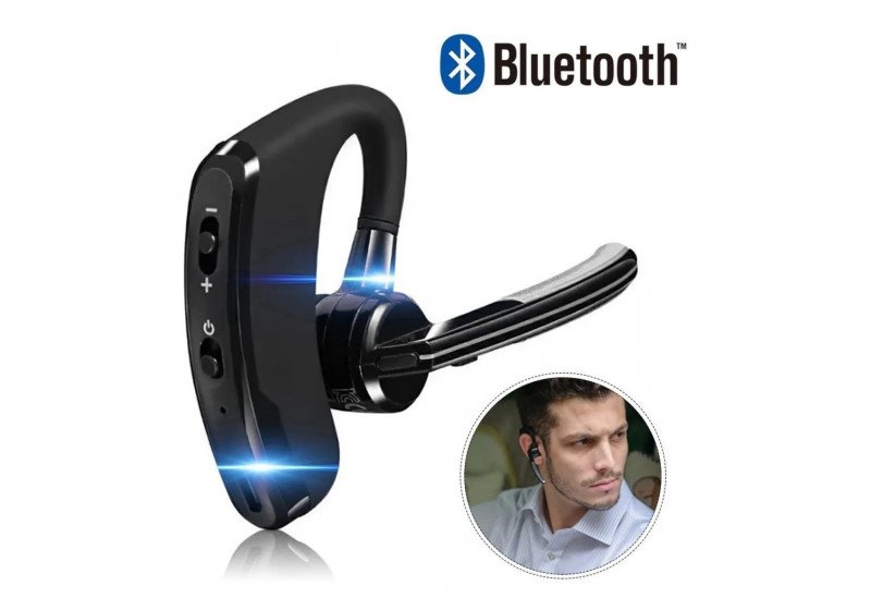 Fone de ouvido com microfone Bluetooth V8 Tws