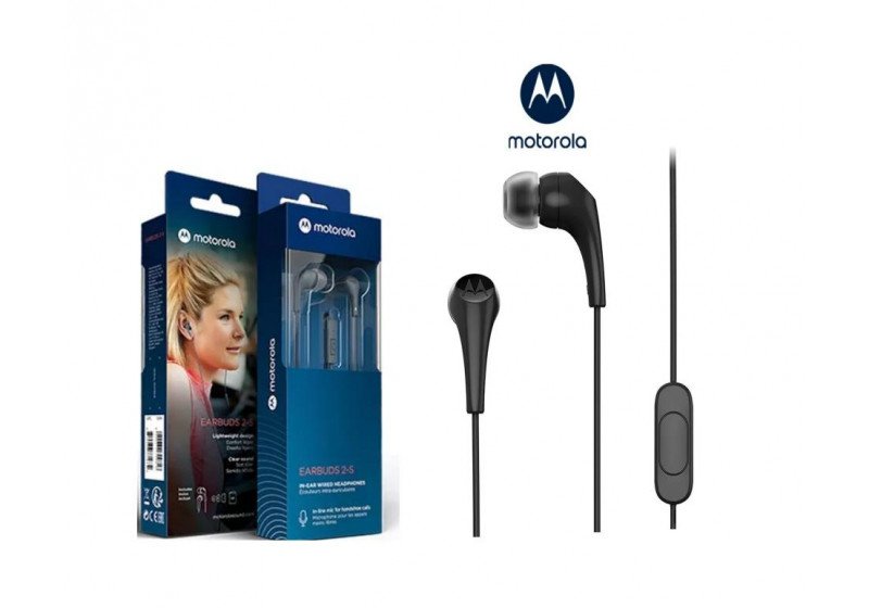 Fone De Ouvido Original Motorola Earbuds 2-S com Microfone