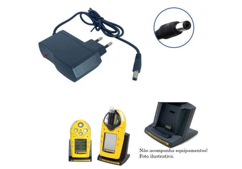 Fonte Estabilizada para Base de Carga Detector de Gas Honeywell GasAlert Micro 5