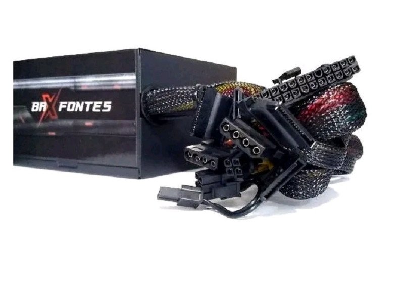 FONTE GAMER ATX 500W 24P + SATA 80 PLUS BRONZE Oem