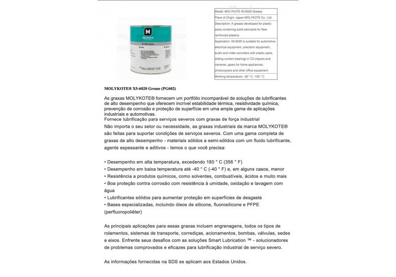 Graxa para Impressoras HP Brother Samsung Epson Lexmark 100g