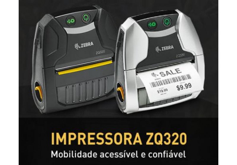 Impressora Portátil Zebra ZQ320 BT OUT DOOR