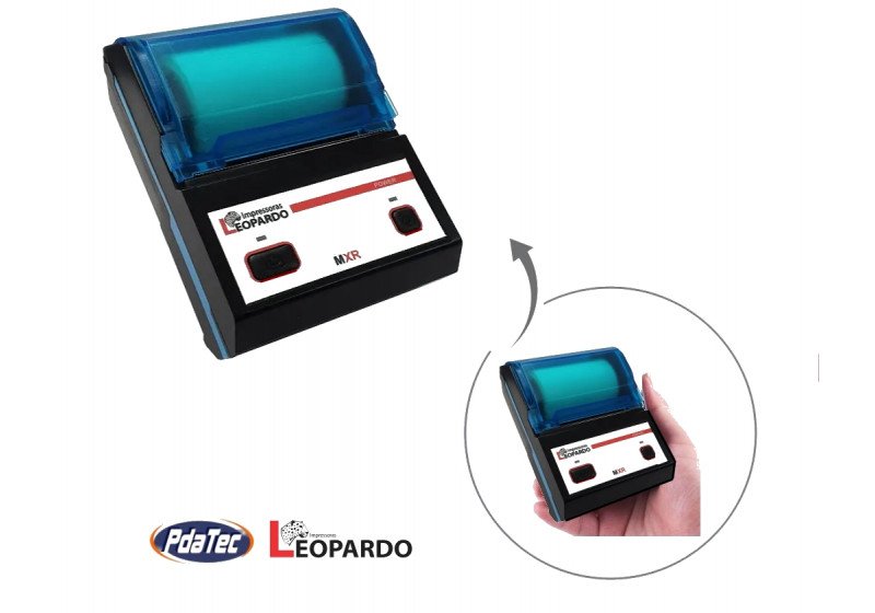 Impressora Térmica Portátil Leopardo MXR Bluetooth