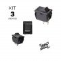 KIT 03 Unid.Chave Interruptor 16129 Ar Frio P/Secador Taiff