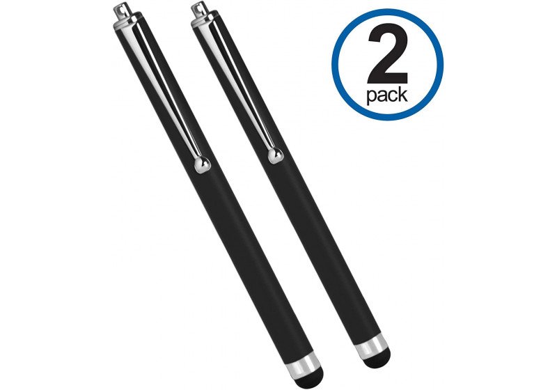 Kit 2 Canetas Stylus Telas Touch Tablet iPad, Samsung,Kindle