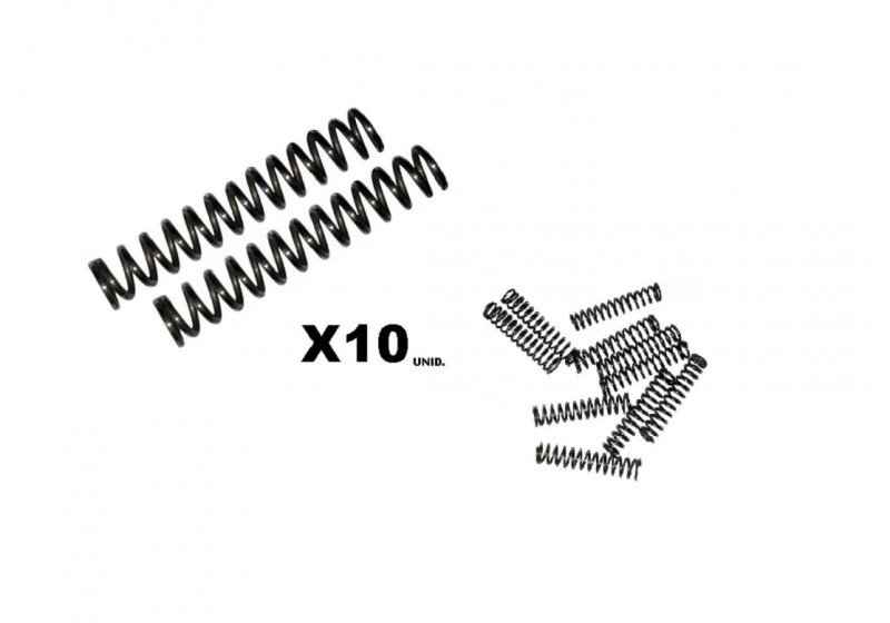 Kit de reposição-10unid.Molas Compressão para Prancha e Chapinhas