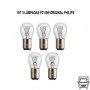 kit Lâmpadas Philips P21/5W P/Caminhão 13499CP 24v + Lâmpada 2 Polos 12v P21/5w 12499