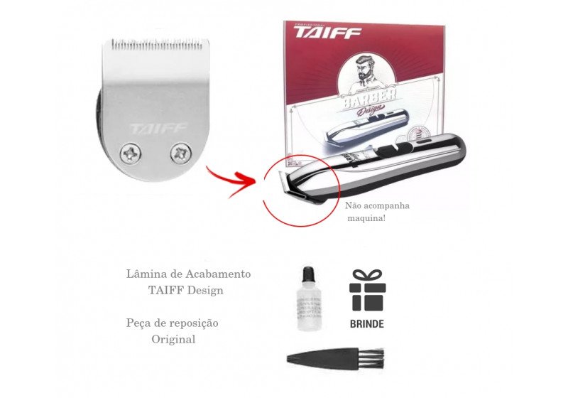 Lâmina Original Maquina De Acabamento Taiff Barber