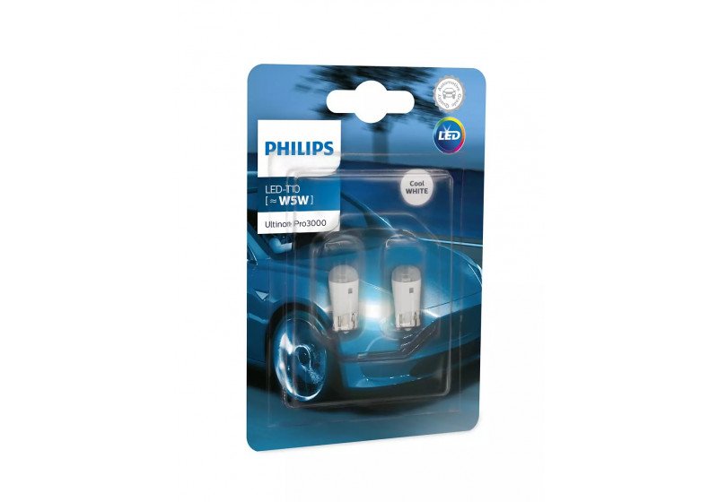 Lâmpada Sinalização Automotiva Ultinon Pro3000 LED T10 W5W