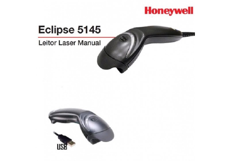 Leitor de Código de Barras 1D Honeywell Eclipse MS5145 Semi-novo