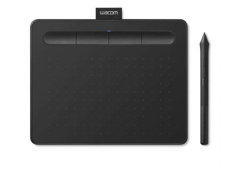 Mesa Digitalizadora Wacom Intuos, Caneta Wacom Pen 4K, 2540 LPI, Preto - CTL4100