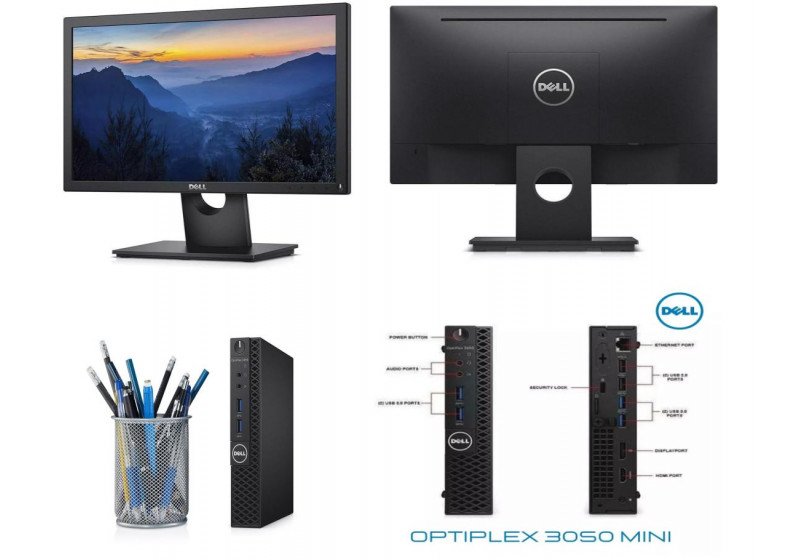 Mini Cpu Dell Optiplex 3050 Com Monitor Dell Semi-Novo