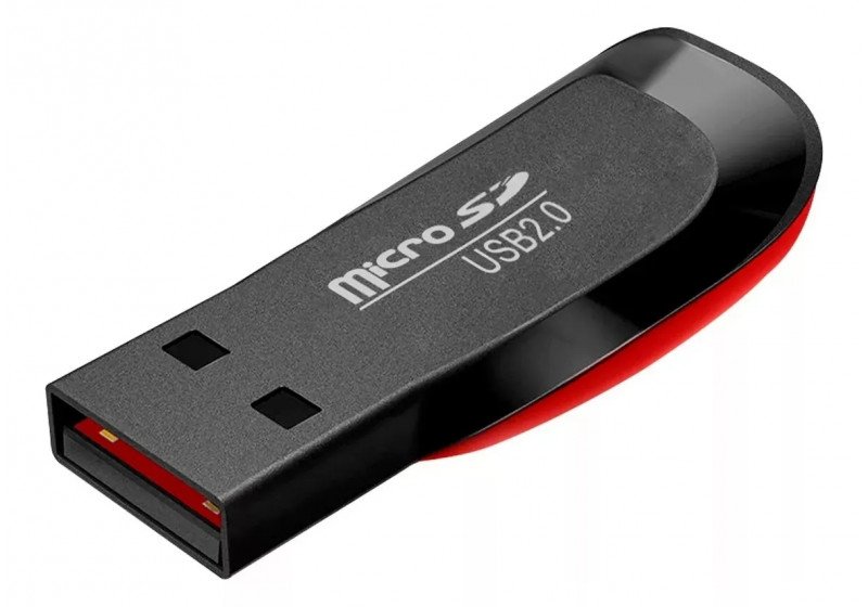 Mini Leitor de Cartão Micro Sd Adaptador Pen drive