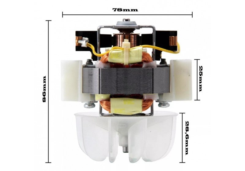 Motor 220V para Secador de Cabelo Taiff JMF AL V2 Original