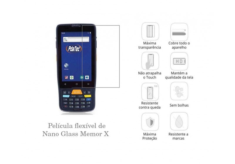 Película Flexível Nano Glass Para Coletor Datalogic Memor K