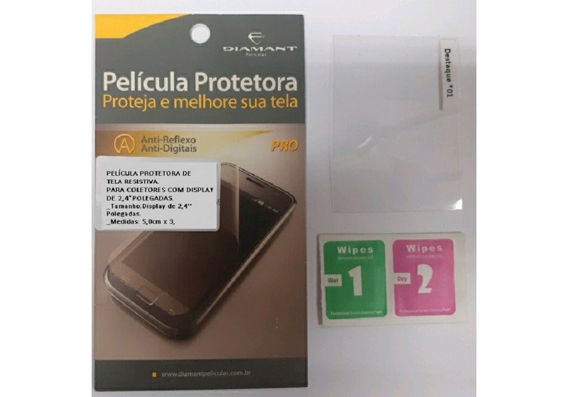 Pelicula protetora de filme plástico para coletor de dados tela resistiva 2.4