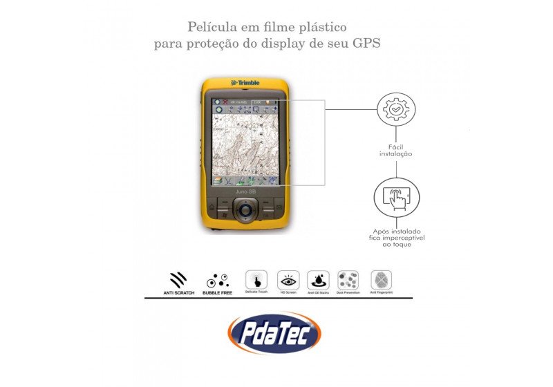 Película Protetora Tela em Filme Plástico para Gps Trimble Juno SD