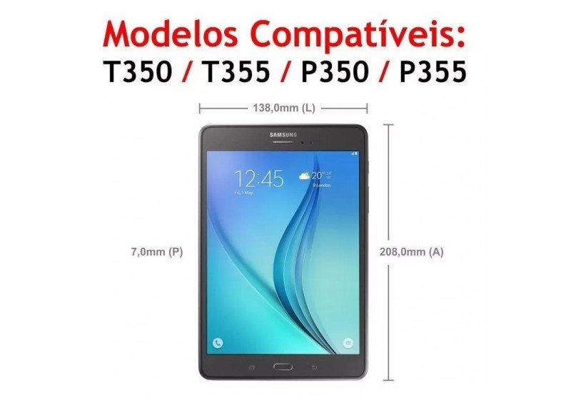 Película Vidro para Tablet Samsung Galaxy Tab.A 8