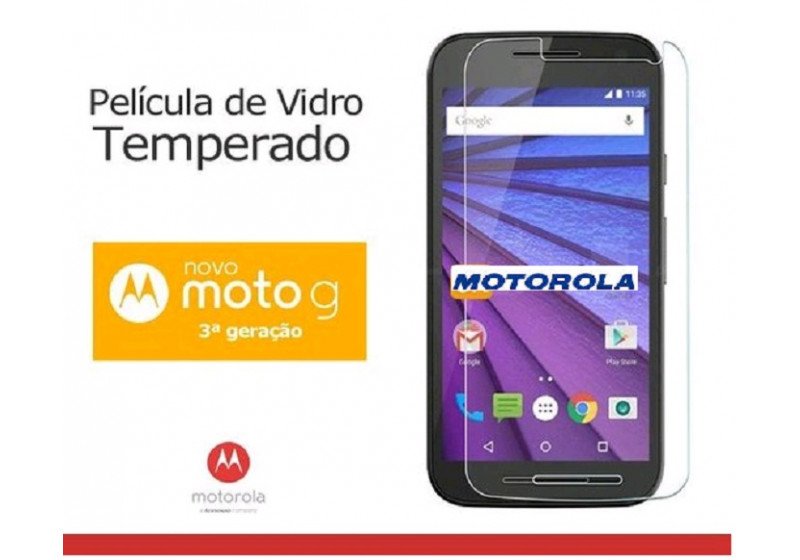 Pelicula vidro temperado moto G 3A geraracao XT1544