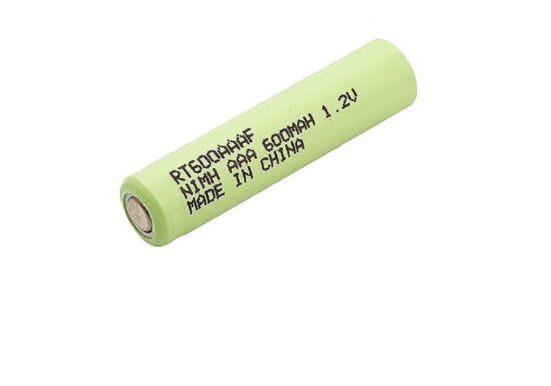 PILHA RECARREGAVEL AAA  1,2V - 600mAh NiMh 11X44MMM SEM TOP - SHRINK COM 2