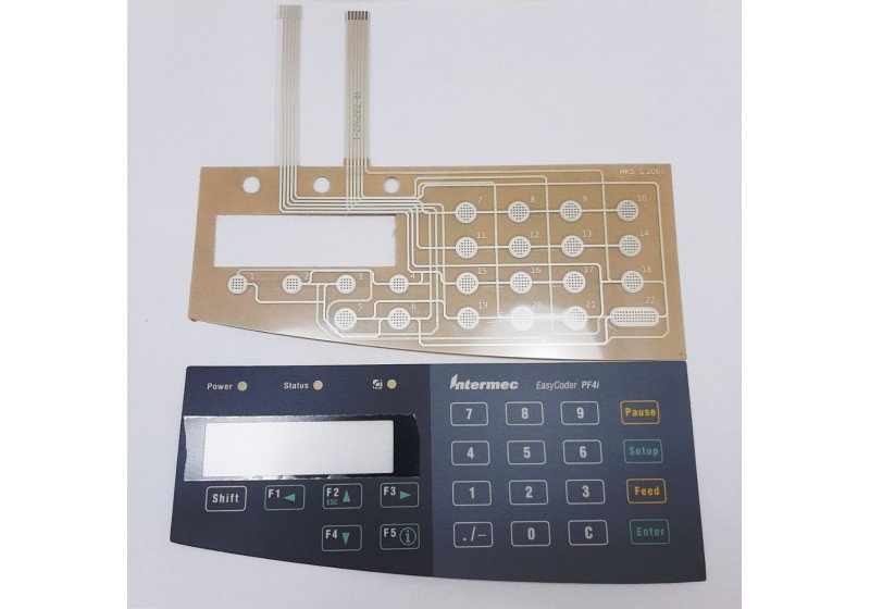 Placa Do Teclado Com Membrana Para Impressora Intermec Pf4i