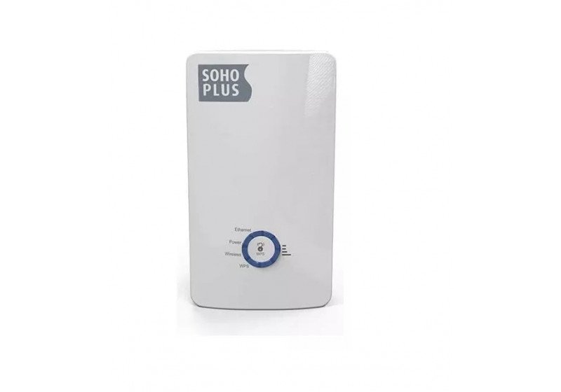 Repetidor de Sinal Wireless Wi-Fi 300 Mbps Soho Plus