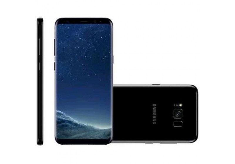 SAMSUNG GALAXY S8 PLUS 64GB DUAL 12MP 4G PRETO G955F