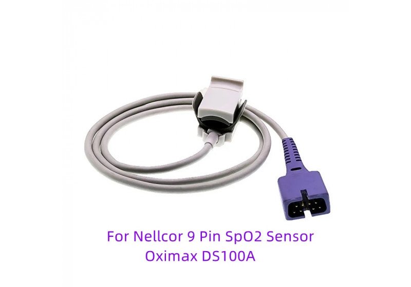 Sensor de Oximetria Nellcor Oximax - Clipe de Dedo - Pediátrico conector DB9 9 pinos